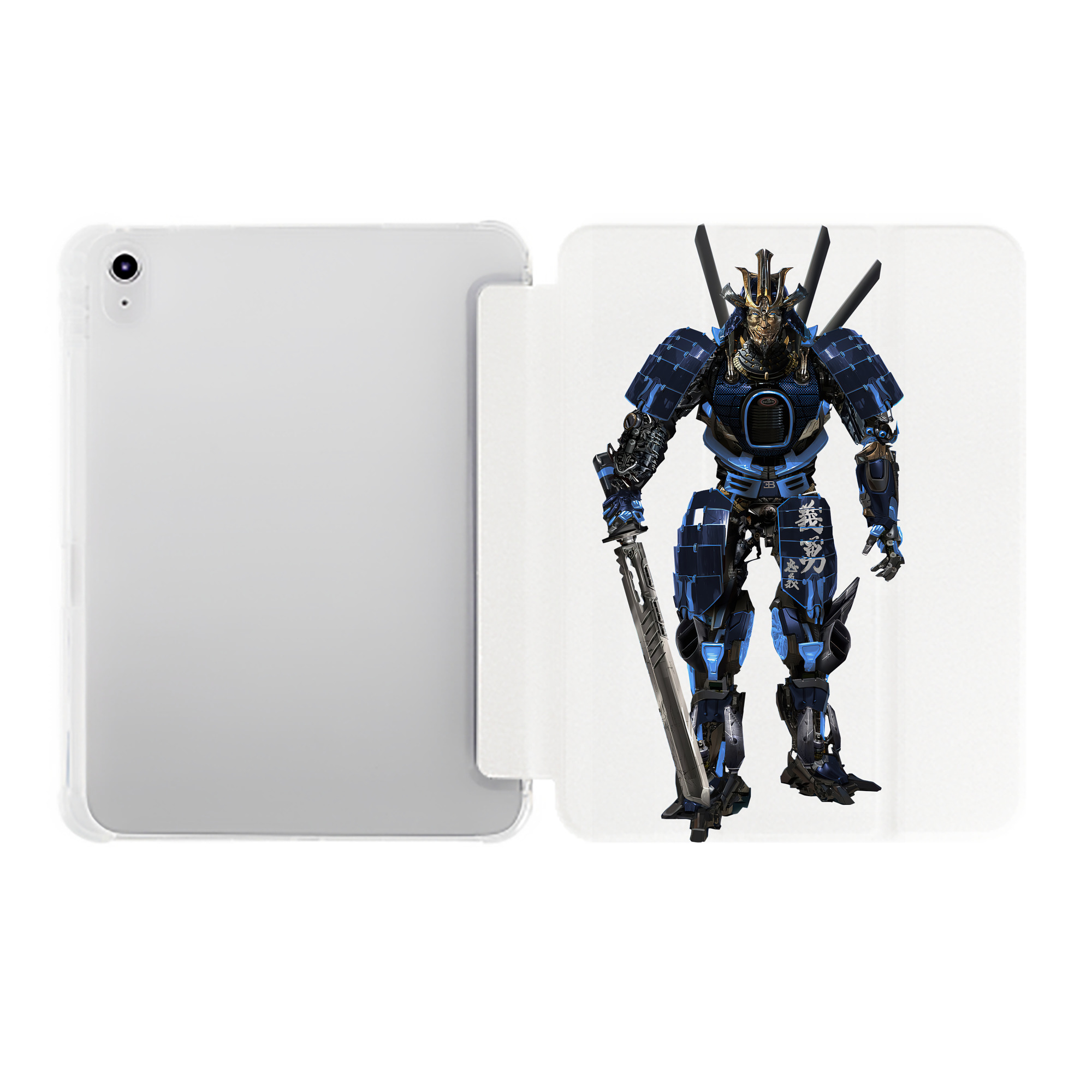 （画像用） Transformers トランスフォーマー IPad ケース ペン収納付き 三つ折りスタンド PUレザー×シリコン 対応機種9.5/10.5/10.9インチ